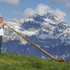 Alphorn 3-Piece American Walnut in F#/Gb and F complete